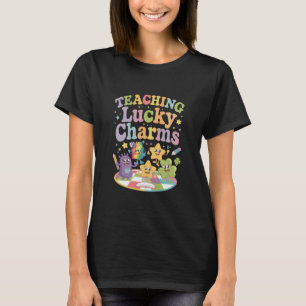 Camiseta Ensinando Lucky Charms Professor Dia de São Patríc