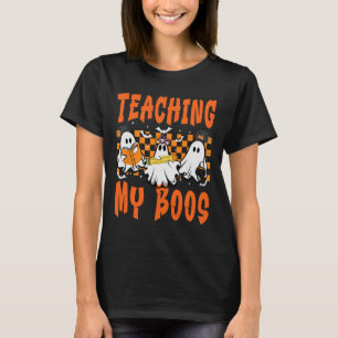 Camiseta Ensinando Meu Professor Bons Professora Ghost Groo