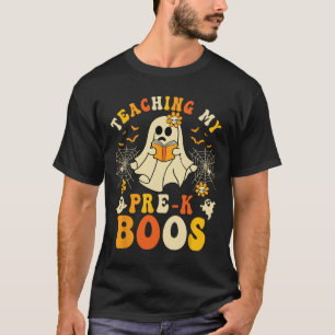 Camiseta Ensinando Meus Professores De Tripulação Pré-k Hal