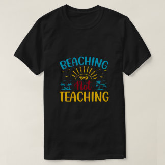 Camiseta Ensinando Não Ensinando Engraçado Professor Verão