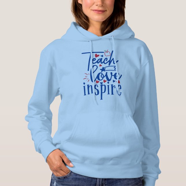 Camiseta Ensinar Amor Inspira Mulheres (Frente)
