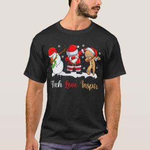 Camiseta Ensinar Amor Inspira Papais noeis de Professores S