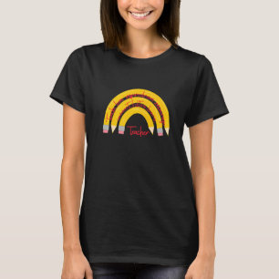 Camiseta Ensinar amor inspirar Professor De Volta À Escola
