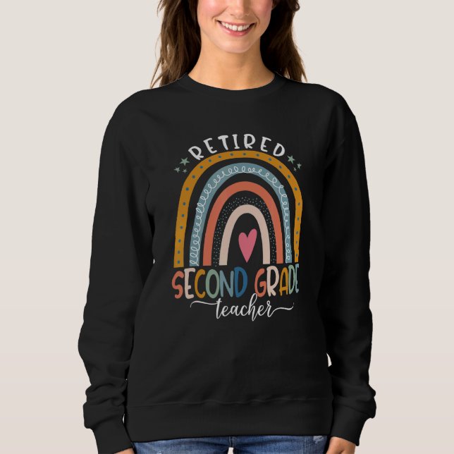 Camiseta Ensinar Amor Inspire Boho Rainbow segundo aposenta (Frente)