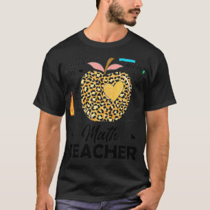 Camiseta Ensinar Amor Inspire Professor De Matemática Bem-V