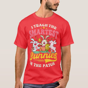 Camiseta Ensinar Bunnies Mais Inteligentes Em Patch Design