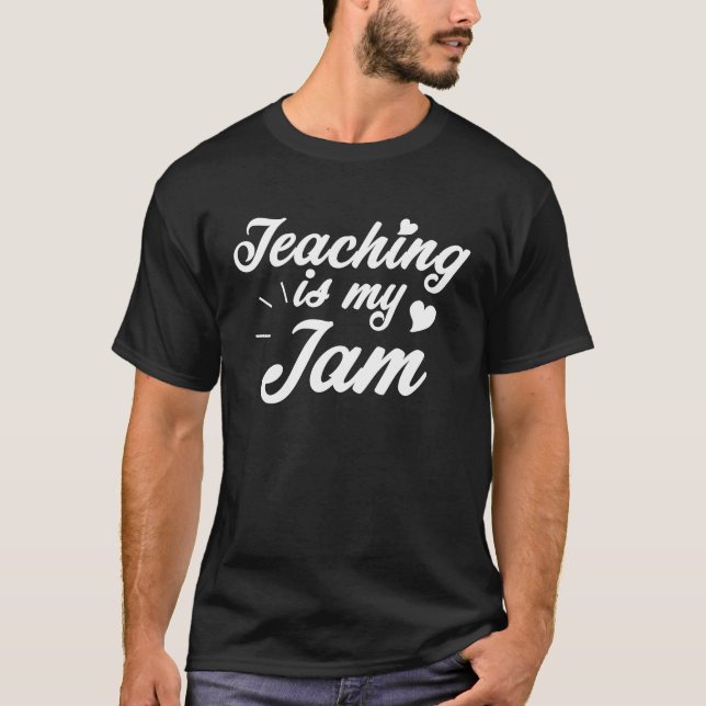 Camiseta Ensinar é o meu professor emperrado (Frente)