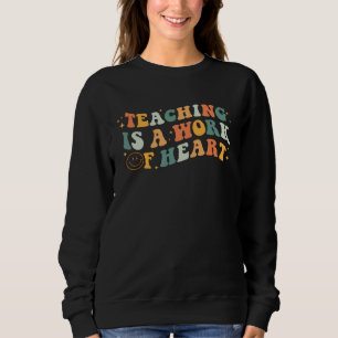 Camiseta Ensinar é um trabalho do coração Feliz Dia dos Pro