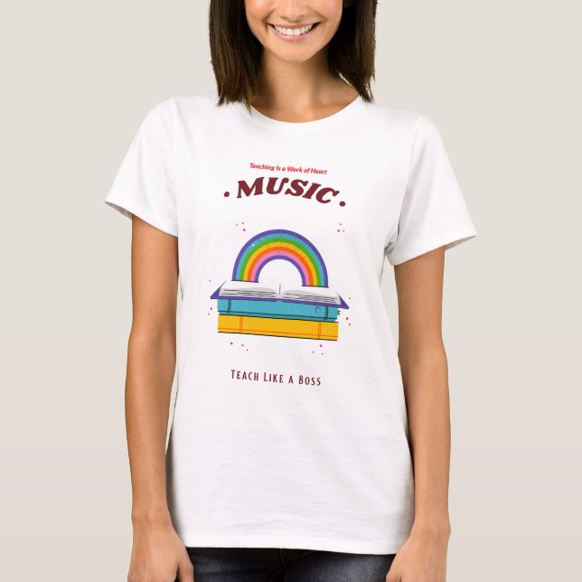 Camiseta Ensinar É Uma Obra De Coração (Frente)
