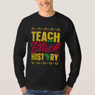 Camiseta Ensinar História Negra Professora História Negra M