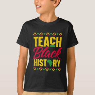 Camiseta Ensinar História Negra Professora História Negra M