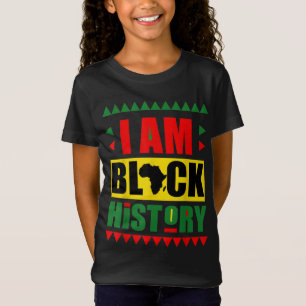 Camiseta Ensinar que sou negra História Mês Crianças Orgulh