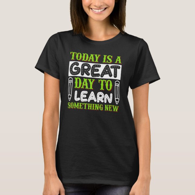 Camiseta Ensinar Um Excelente Bonito Para Aprender Alguma C (Frente)