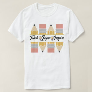Camiseta Ensine, Ame, Inspire