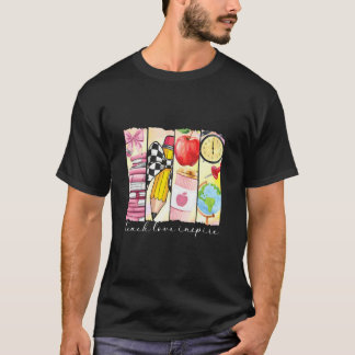 Camiseta Ensine Amor Inspire Apreciação de Professores Volt