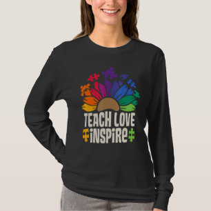 Camiseta Ensine Amor Inspire Professor SPED Speducador Educ