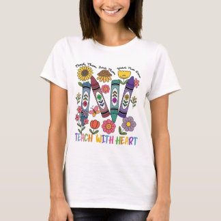 Camiseta Ensine Com Coração 