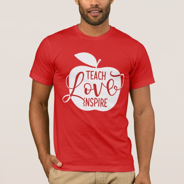 Camiseta Ensine o amor inspiram (Frente)