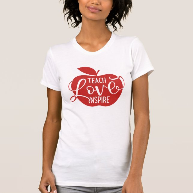 Camiseta Ensine o amor inspiram (Frente)