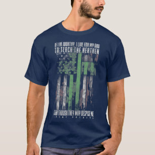 Camiseta Ensine O Dia de São Patrício Do Cabeça