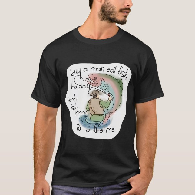Camiseta Ensine um homem desorientado (Frente)