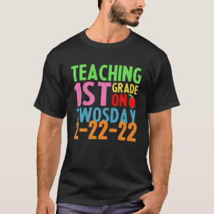 Camiseta Ensino 1ª Série Série Na Twosday 2-22-22 22º T