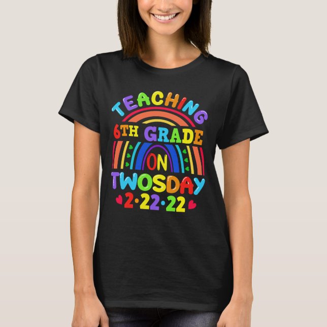 Camiseta Ensino 6 No 2.2.22 Professor (Frente)