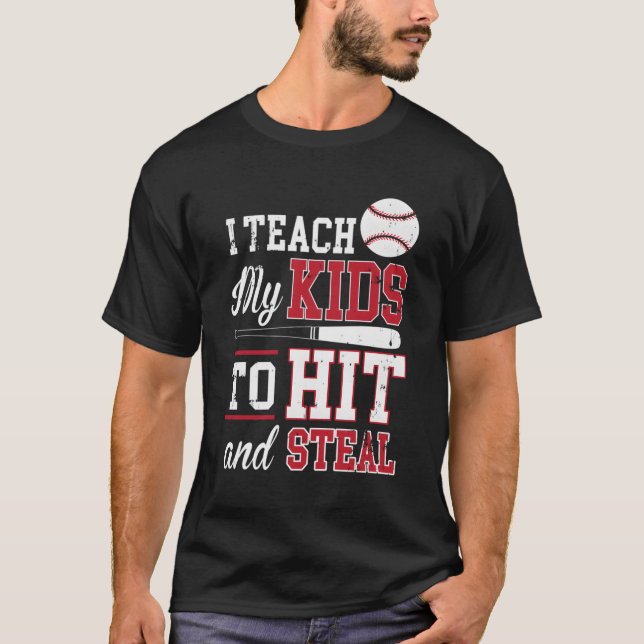 Camiseta Ensino A Bater E Roubar (Frente)