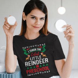 Camiseta Ensino a melhor rena na pré-escola
