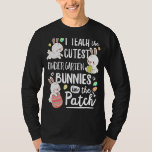 Camiseta Ensino A Professora De Coelhinhos De Jardim Mais B