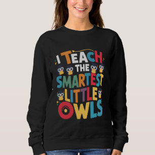 Camiseta Ensino a professora de corujas mais espertas
