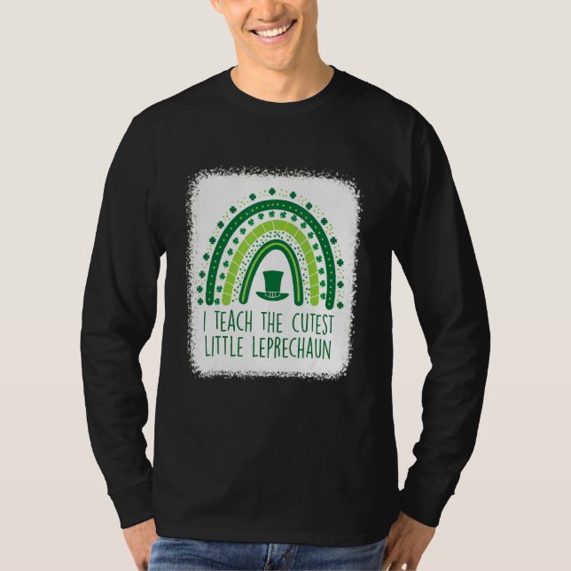 Camiseta Ensino A Rua De Professores De Leprechaun Mais Cap (Frente)