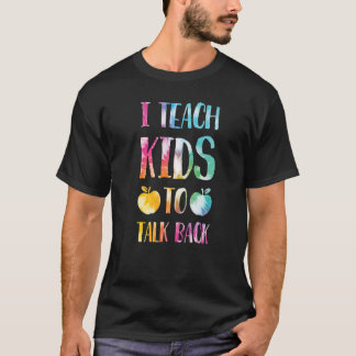Camiseta Ensino As Crianças A Falar De Volta, roupa