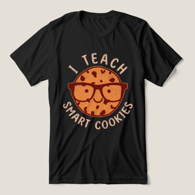 Camiseta Ensino Biscoitos Inteligentes (Design frontal)