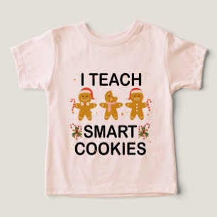 Camiseta Ensino Biscoitos Inteligentes Engraçados De Volta 