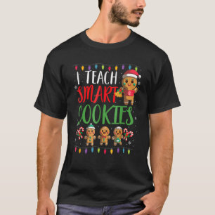 Camiseta Ensino Biscoitos Inteligentes Professor de Natal G