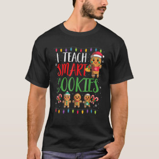 Camiseta Ensino Biscoitos Inteligentes Professor de Natal G