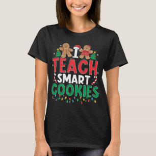 Camiseta Ensino Biscoitos Inteligentes Professor de Natal G