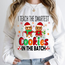 Camiseta Ensino biscoitos mais inteligentes.