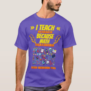 Camiseta Ensino Ciência Porque Humor Engraçado Dizendo