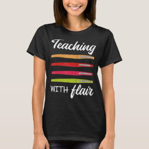 Camiseta Ensino com Colorido Educador de Professores do Fla