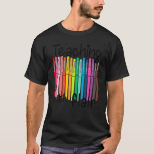 Camiseta Ensino Com Teoria De Flair Com Professora De Alegr