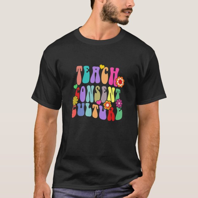 Camiseta Ensino Consentimento Cultura Educação Feminista E (Frente)