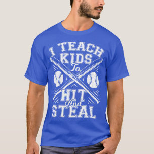 Camiseta Ensino Crianças A Atacar E Roubar O Jogo De Beiseb