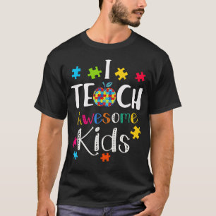 Camiseta Ensino Crianças Incríveis Autismo Conscientista Pr