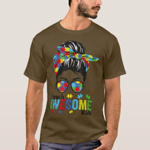 Camiseta Ensino Crianças Incríveis Autismo Sensibilização M