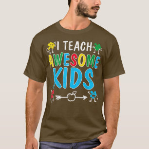 Camiseta Ensino Crianças Incríveis Autismo Sensibilização P