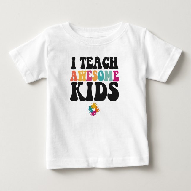 Camiseta Ensino Crianças Incríveis Ensinando Consciência Au (Frente)