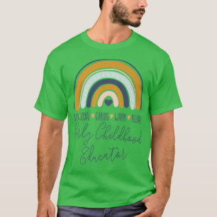 Camiseta Ensino da primeira infância Professora do Ensino J