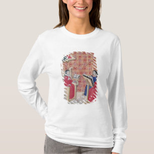 Camiseta Ensino das partes diferentes do ser humano